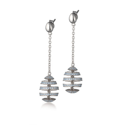orecchini spirale silver Nine