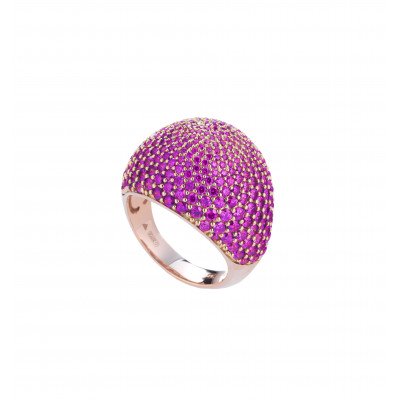 anello pavé/pavé ring