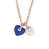 ciondolo cuore 14mm con catena 50cm/14mm heart pendant with 50cm chain
