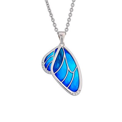 Collana Argento e Smalto Cattedrale | Gioiello Artistico.Silver and Cathedral Enamel Necklace | Artistic Jewelry