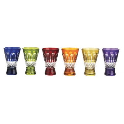 bicchiere vodka (set da 6 colori misti)/vodka glass (six pcs. set assorted colours) | 60ml, h.8cm