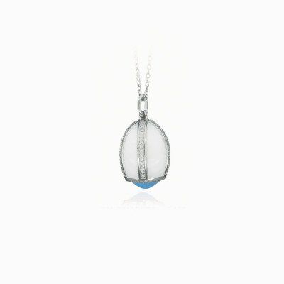 Ciondolo Tamilla con Catena Elegante | Gioiello Raffinato.Elegant Pendant with Chain | Refined Jewelry