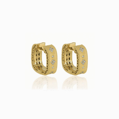 orecchini quadrati gold Ekaterina