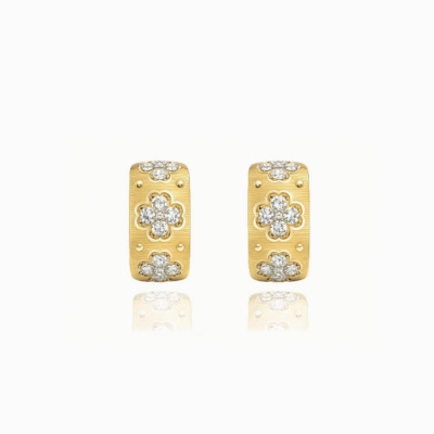 orecchini  quadrifoglio gold Ekaterina