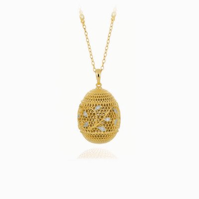 ciondolo ovetto arabesque gold Ekaterina