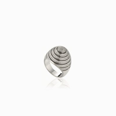Anello spirali silver Tatiana
