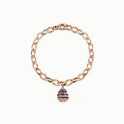 bracciale 19 cm con charm ovetto / 19 cm bracelet with egg charm