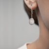 paio di orecchini con pendente15mm/pair of earrings with 15mm pendant