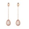 paio di orecchini con pendente10mm/pair of earrings with 10mm pendant