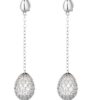 paio di orecchini con pendente10mm/pair of earrings with 10mm pendant