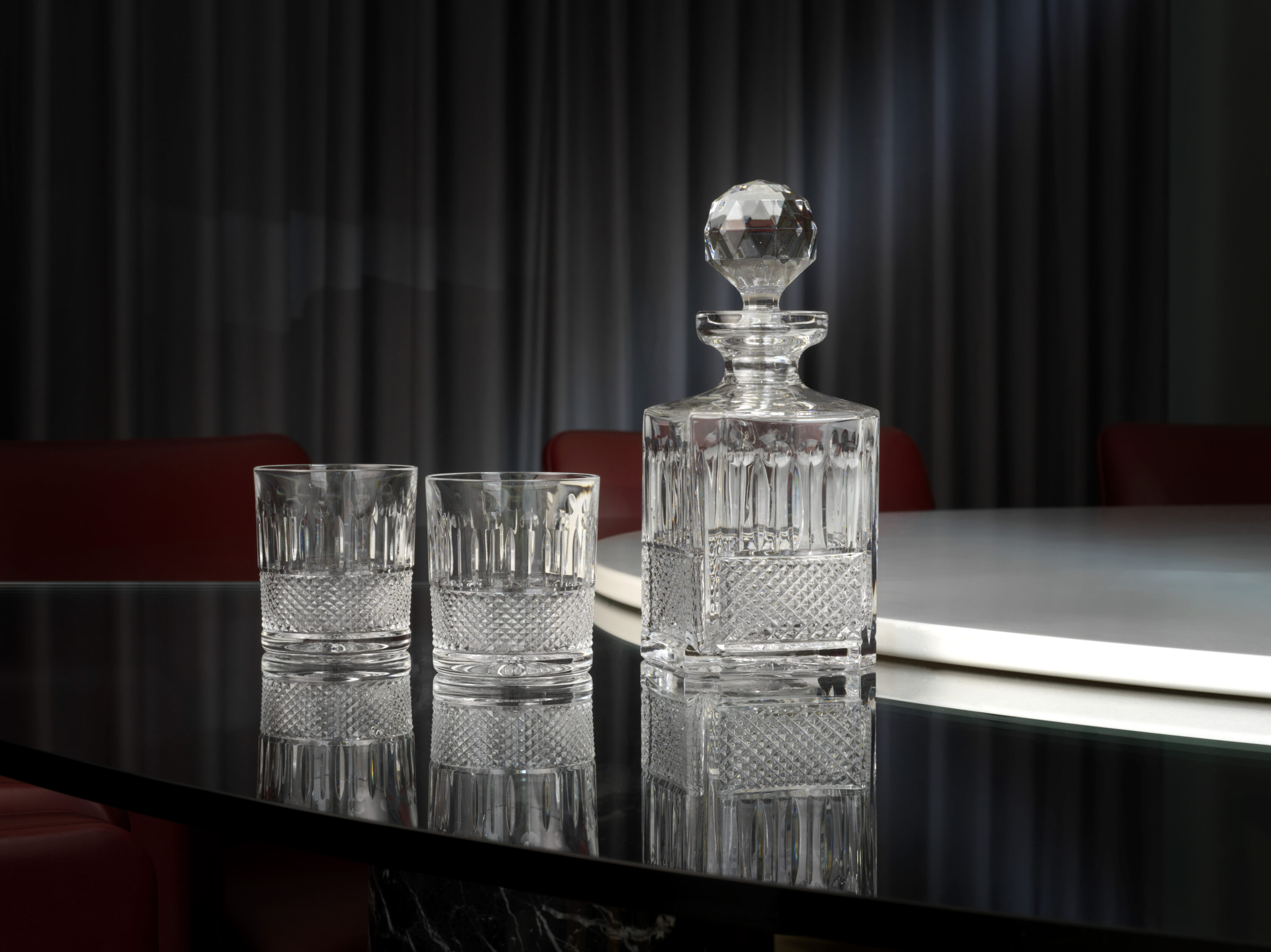 dof+decanter quadr. trasparente