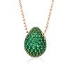 COLLANA IN ARGENTO GREEN EYE LARGE
